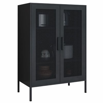 Двойной шкафчик высоты половины двери 1015x800x400mm сетки металла для домашней пользы