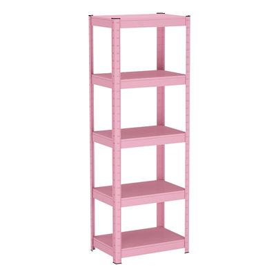 полки хранения металла организатора черноты 5-Shelf стальные для дома