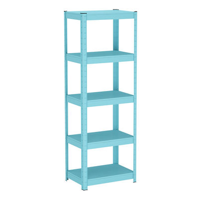 полки хранения металла организатора черноты 5-Shelf стальные для дома