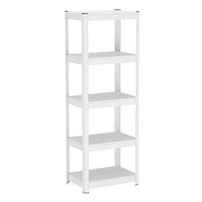 полки хранения металла организатора черноты 5-Shelf стальные для дома