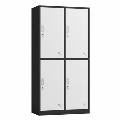 Шкаф металла шкафчика для хранения двери офиса 4 Lockable с ключами