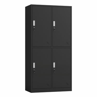 Шкаф металла шкафчика для хранения двери офиса 4 Lockable с ключами