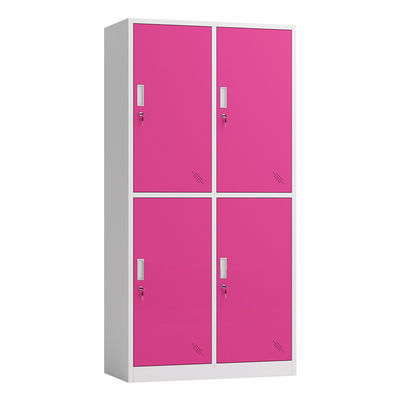 Шкаф металла шкафчика для хранения двери офиса 4 Lockable с ключами
